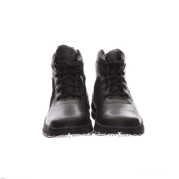 Bates Black Leather Charge Tactical Boots Mens 12 - Picture 2 of 6